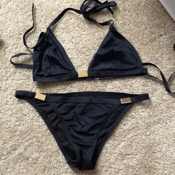 Victoria's Secret Other - Victoria’s Secret Black Bikini Set